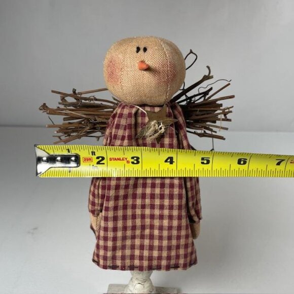 Vintage Honey and Me Primitive Americana Angel Holiday Decor - Picture 4 of 7